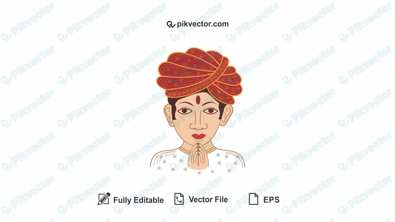 Indian Hindu Wedding Color Clipart Vectort | Pikvector